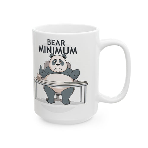 Bear Minimum — Panda Humor Mug | Mug Buddies