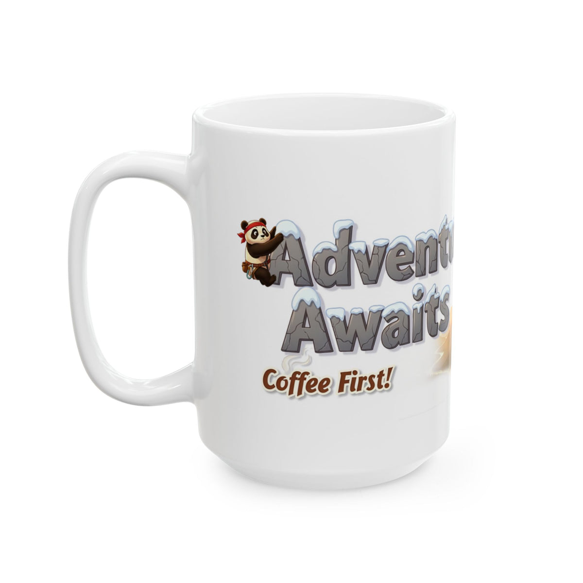Adventure Awaits — Panda Summit Mug | Mug Buddies
