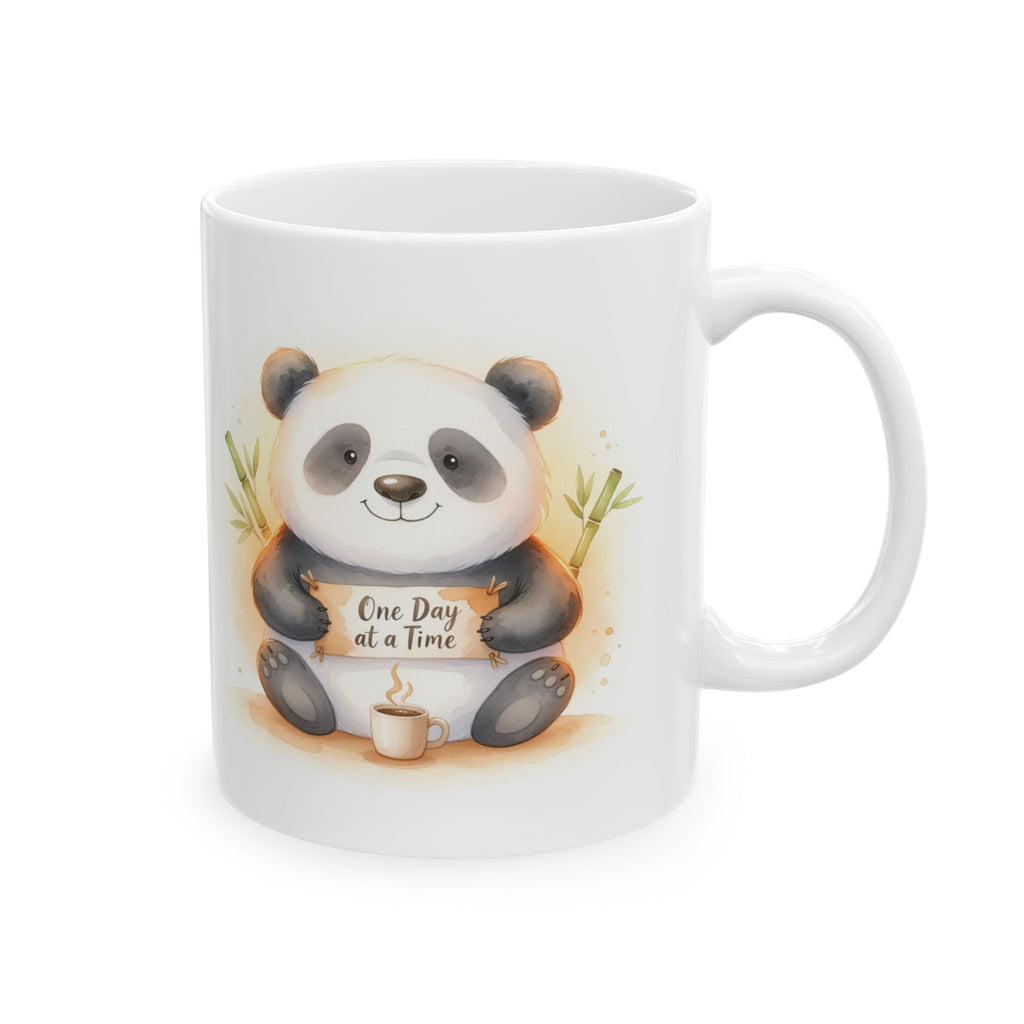 One Day at a Time — Panda Mindfulness Mug | Mug Buddies