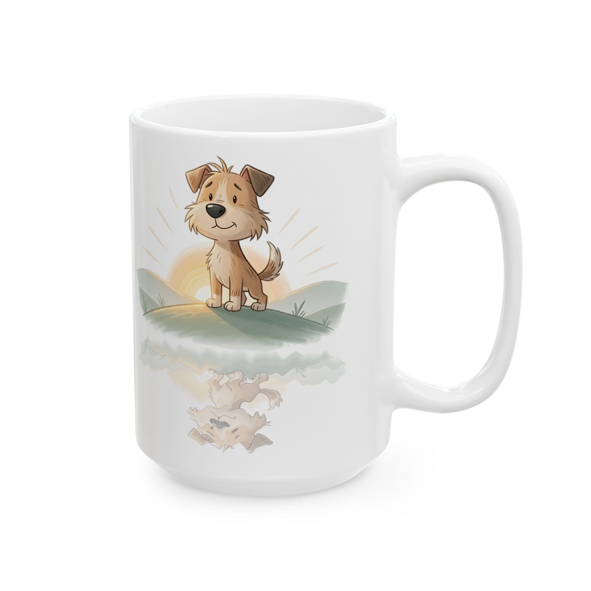 Tiny Reflections — Dog on the Hill Mug | Mug Buddies