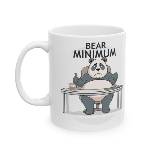 Bear Minimum — Panda Humor Mug | Mug Buddies