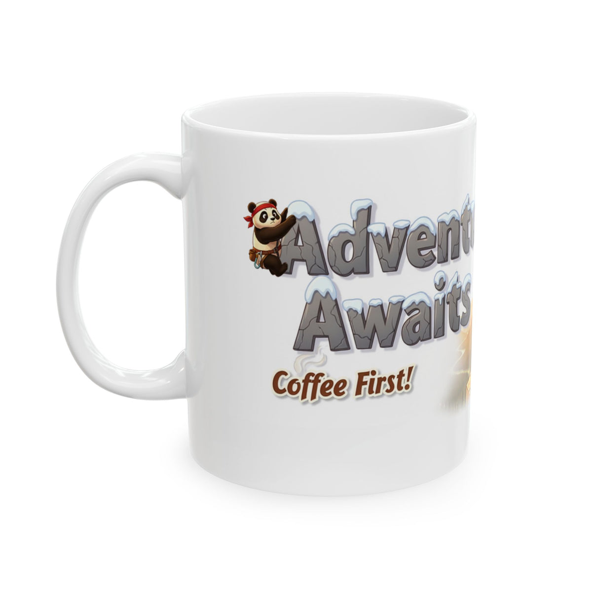 Adventure Awaits — Panda Summit Mug | Mug Buddies