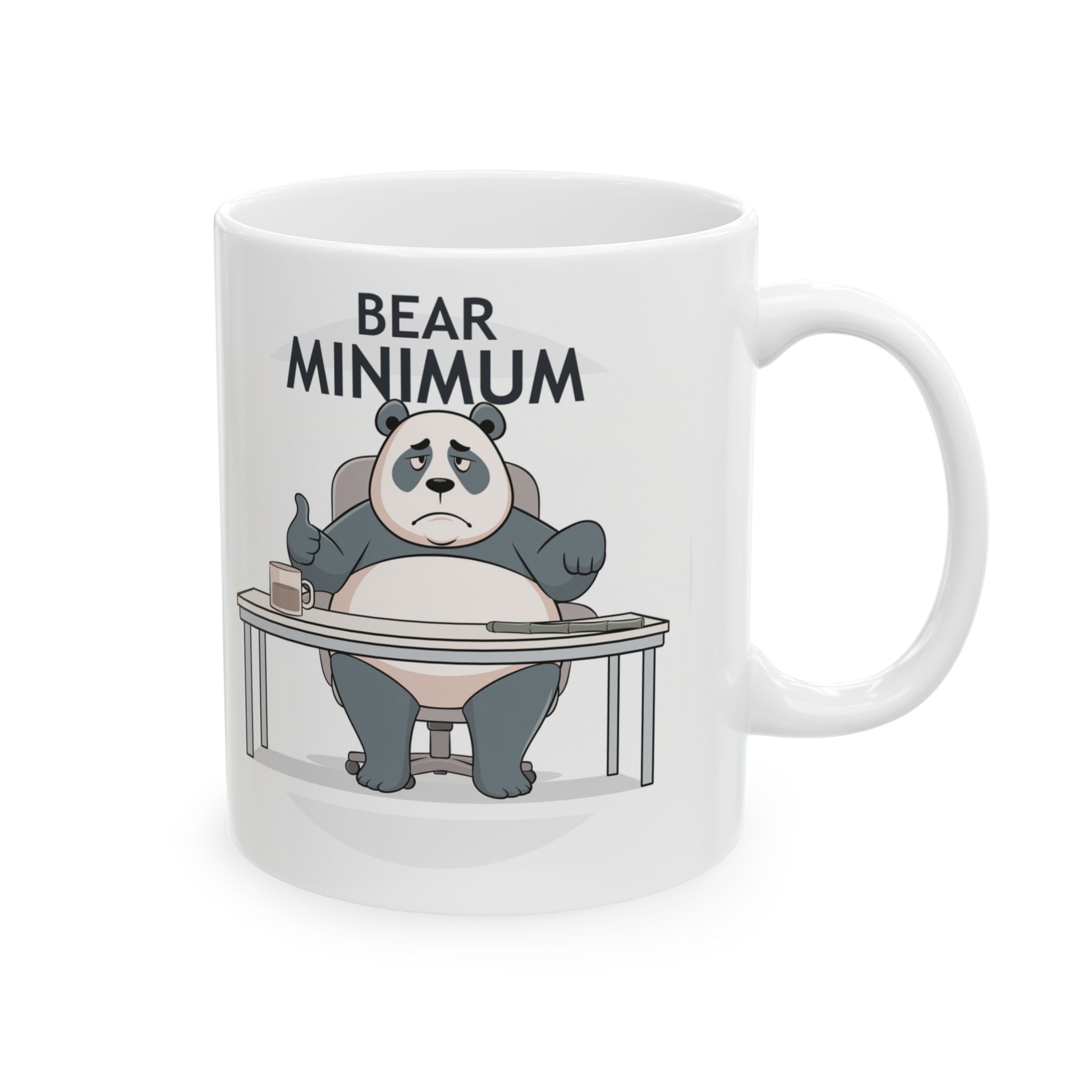 Bear Minimum — Panda Humor Mug | Mug Buddies
