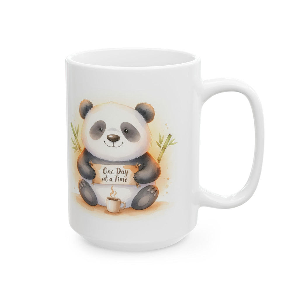 One Day at a Time — Panda Mindfulness Mug | Mug Buddies