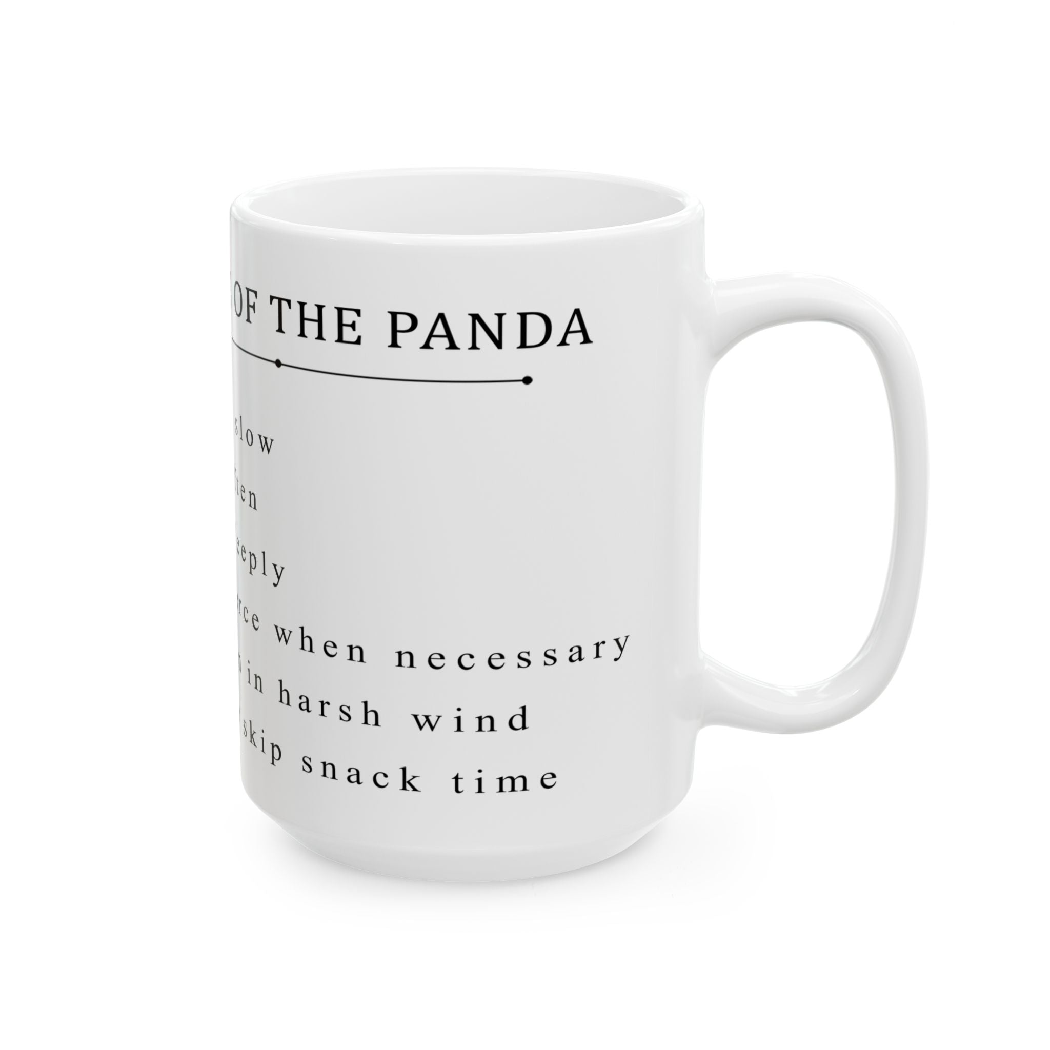 Rules of the Panda — Zen Panda Mug | Mug Buddies