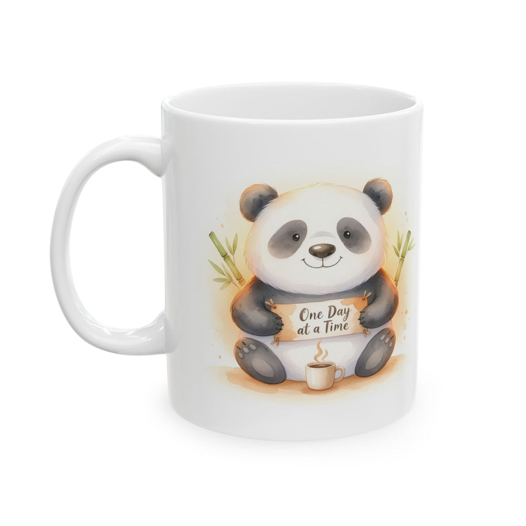 One Day at a Time — Panda Mindfulness Mug | Mug Buddies