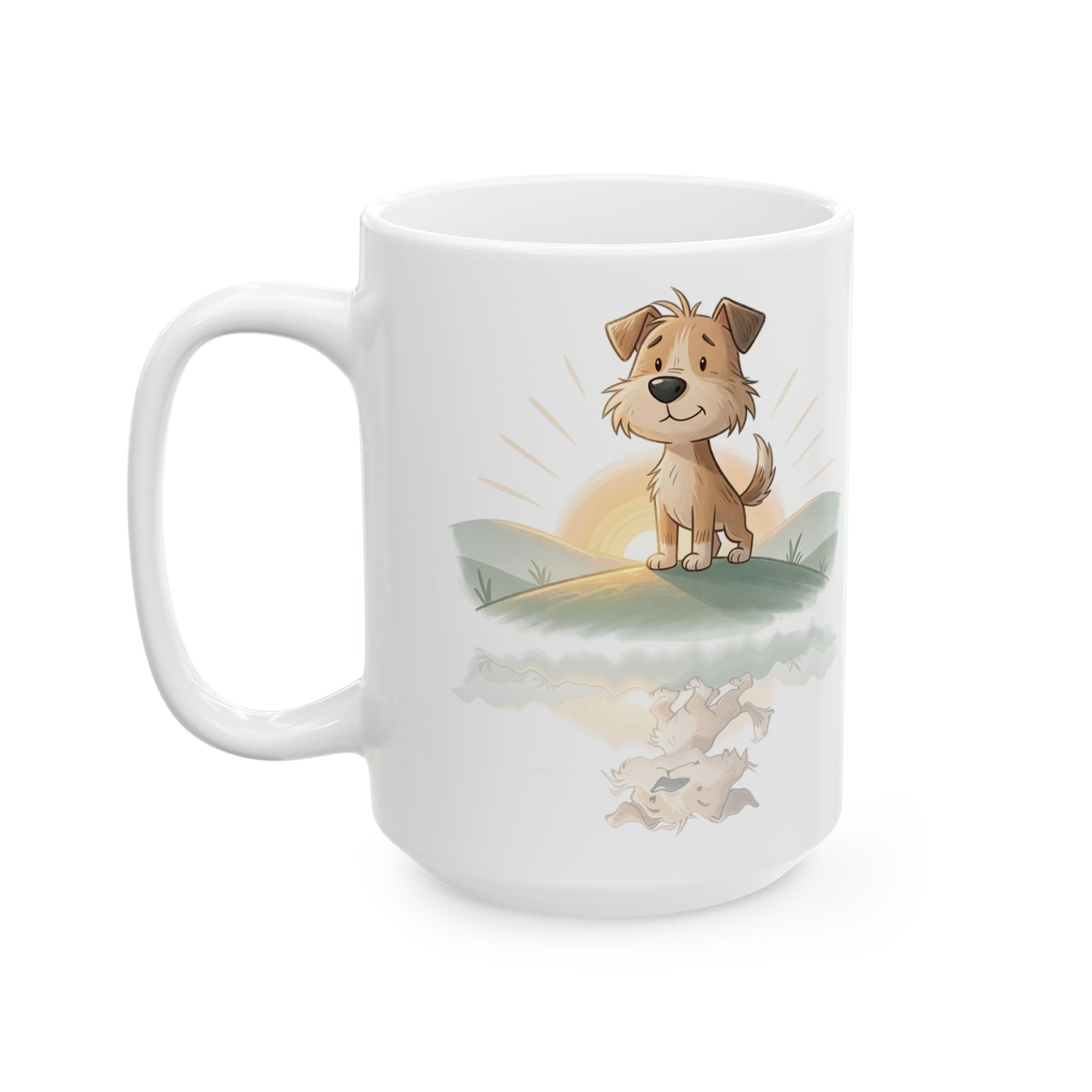 Tiny Reflections — Dog on the Hill Mug | Mug Buddies