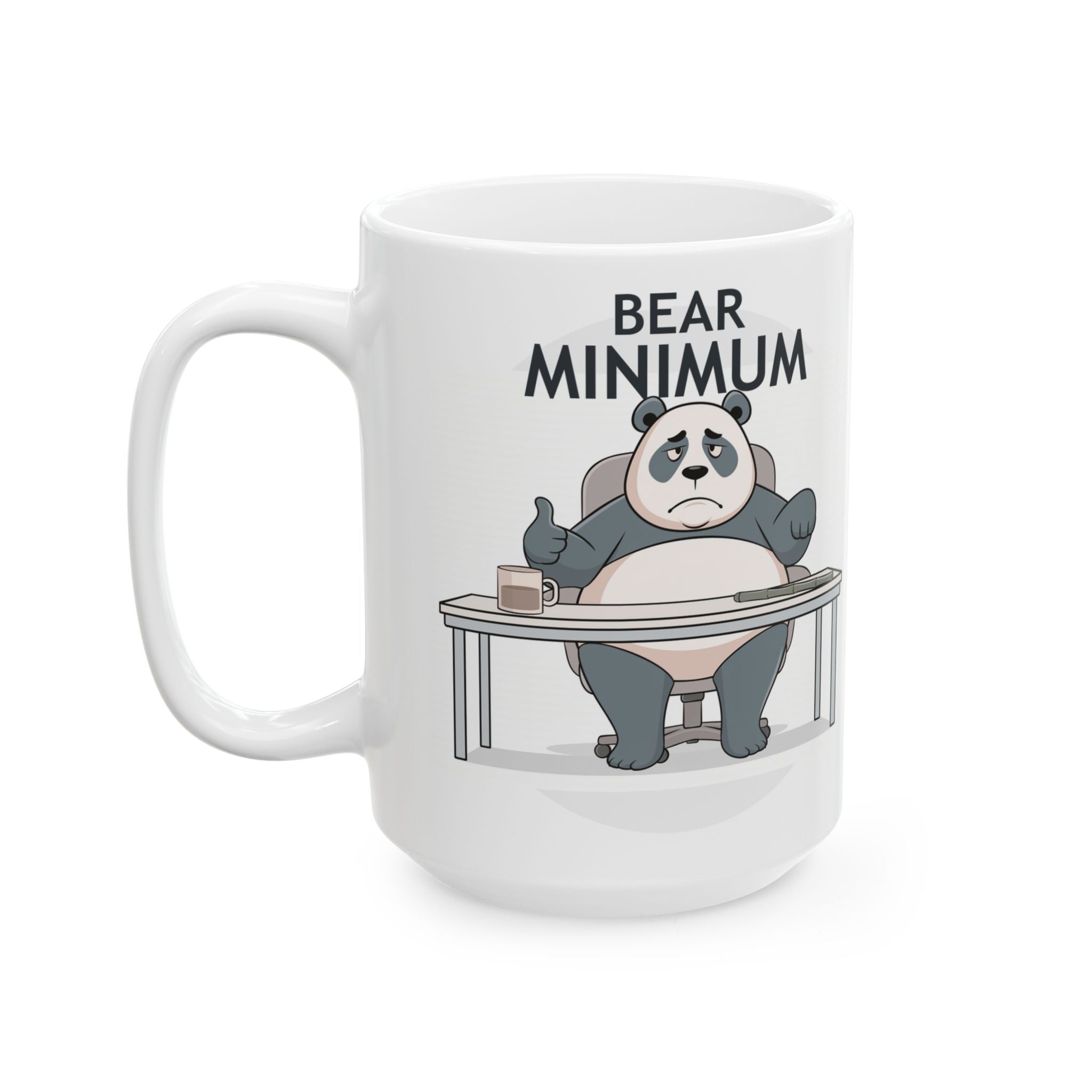 Bear Minimum — Panda Humor Mug | Mug Buddies