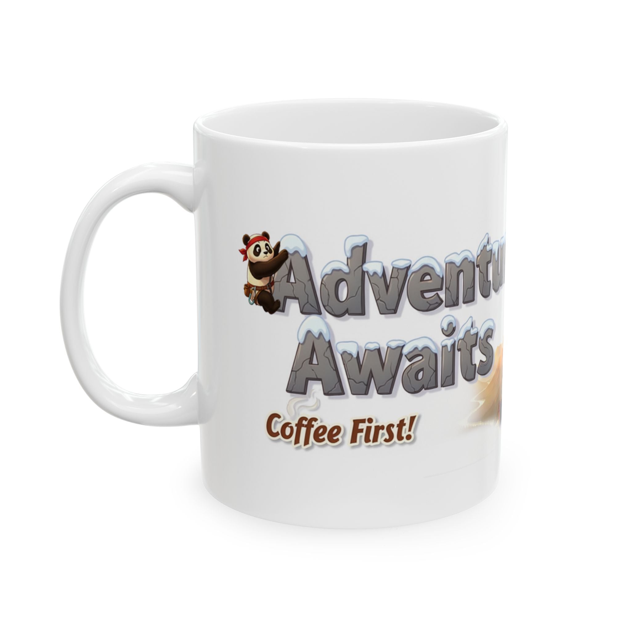 Adventure Awaits — Panda Summit Mug | Mug Buddies